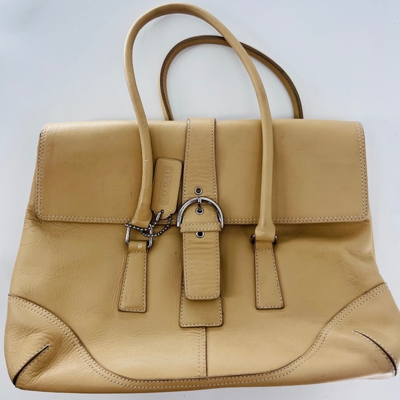 coach vintage pre-owned Hampton leather tote bag - Picture 1 of 10